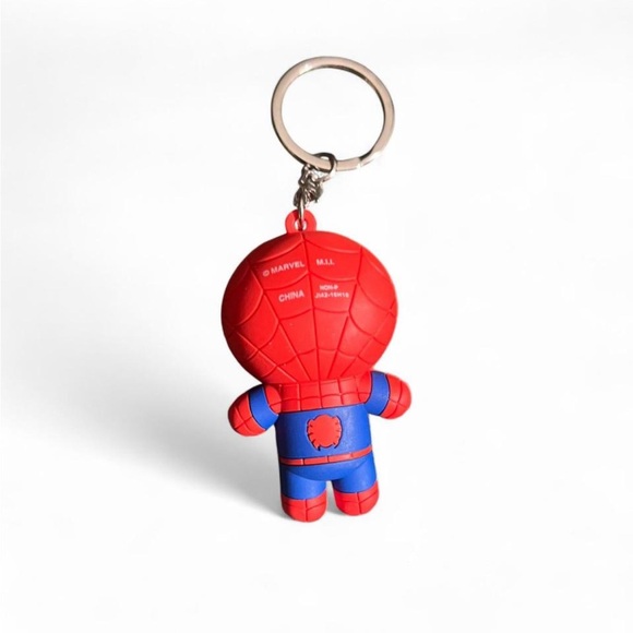 Marvel Spider-Man Red and Blue Keychain - Picture 2 of 2